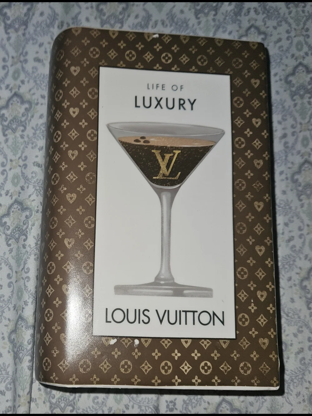 Luxury Style Ceramic Flower Vase Planter Decor – Faux Louis Vuitton Design 9